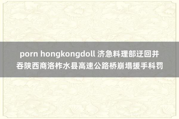 porn hongkongdoll 济急料理部迂回并吞陕西商洛柞水县高速公路桥崩塌援手科罚