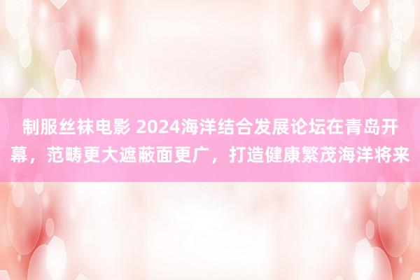 制服丝袜电影 2024海洋结合发展论坛在青岛开幕，范畴更大遮蔽面更广，打造健康繁茂海洋将来