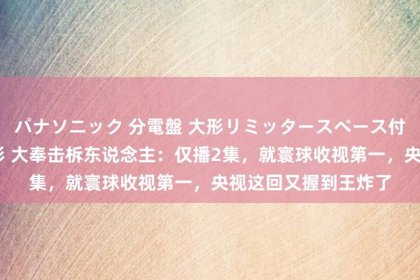 パナソニック 分電盤 大形リミッタースペース付 露出・半埋込両用形 大奉击柝东说念主：仅播2集，就寰球收视第一，央视这回又握到王炸了