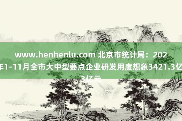 www.henhenlu.com 北京市统计局：2024年1-11月全市大中型要点企业研发用度想象3421.3亿元